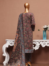 Chahat By Aifa Embroidered Lawn 3 Piece Unstitched Suit AI24C AF-CH-24708